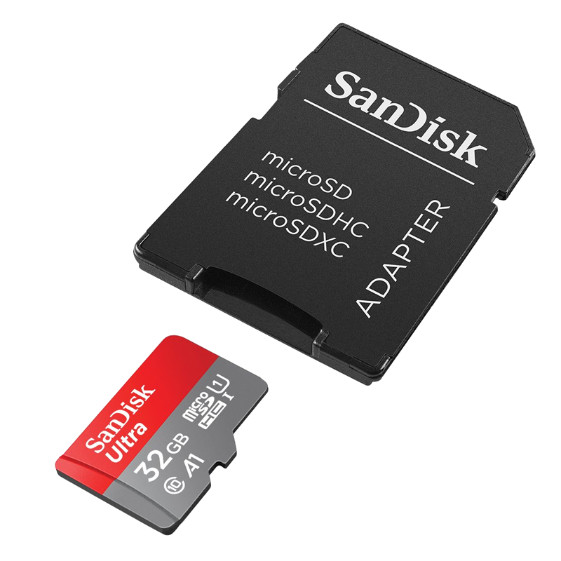 Карта памяти SanDisk Ultra microSDHC 32Gb UHS-I U1 Class10 + SD Adapter SDSQUNS-032G-GN6TA - фото 3