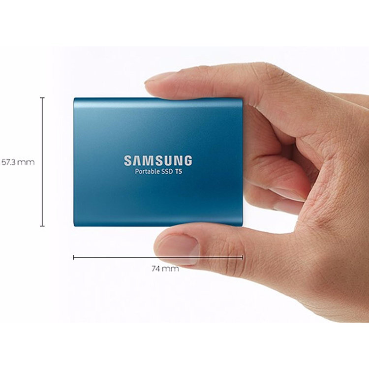 SSD накопитель Samsung T5 500Gb USB3.1V-NAND TLC MU-PA500B/WW - фото 4