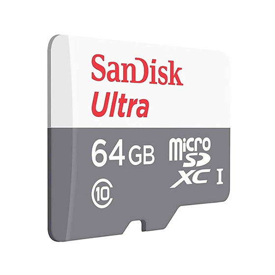 Карта памяти SanDisk Ultra microSDXC 64Gb UHS-I U1 Class10 SDSQUNS-064G-GN3MA - фото 1