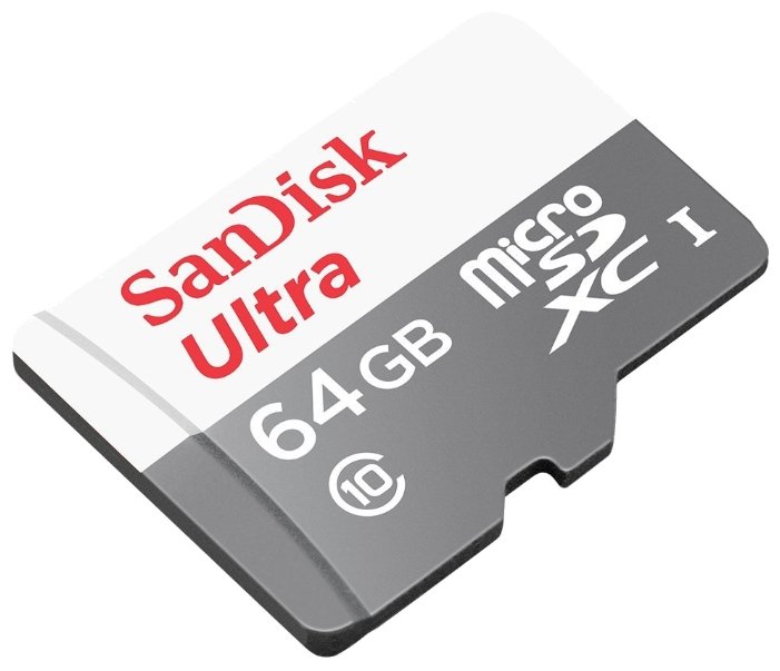 Карта памяти SanDisk Ultra microSDXC 64Gb UHS-I U1 Class10 SDSQUNS-064G-GN3MA - фото 2