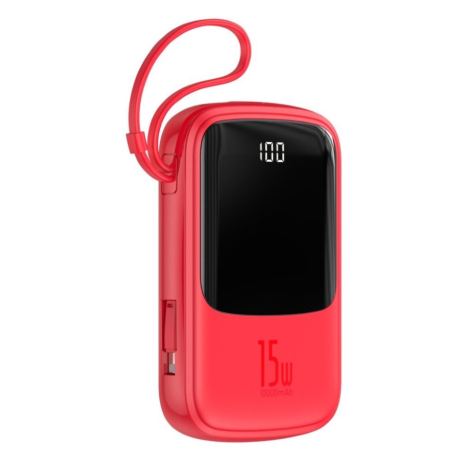 Внешний аккумулятор Baseus Qpow Lightning 10000мАч Красный PPQD-B09 - фото 6