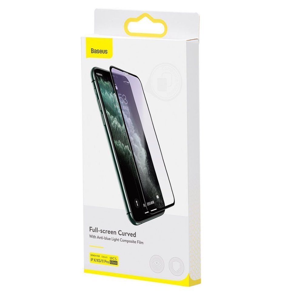 Пленка Baseus 0.25mm Full-screen с защитой зрения для iPhone XR/11 Чёрная SGAPIPH61S-HB01 от Kremlinstore