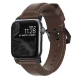 Ремешок Nomad Classic для Apple Watch 42/44 мм Коричневый с чёрной фурнитурой - Изображение 95309