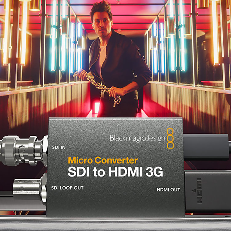 Микро-Конвертер Blackmagic Design MICRO CONVERTER SDI - HDMI 3G WPSU CONVCMIC/SH03G/WPSU - фото 2