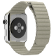 Ремешок кожаный для Apple Watch 42/44 мм Молочный - Изображение 30213