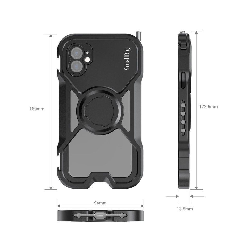 Клетка SmallRig Pro CPA2455 для iPhone 11 Чёрный - фото 9