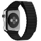 Ремешок кожаный для Apple Watch 38/40 мм Черный - Изображение 32358