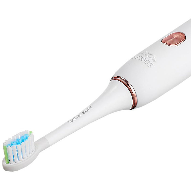 Электрическая зубная щетка Xiaomi Soocas Weeks X3U NEW2 (2 насадки +1 щеточка для лица) Белая - фото 5