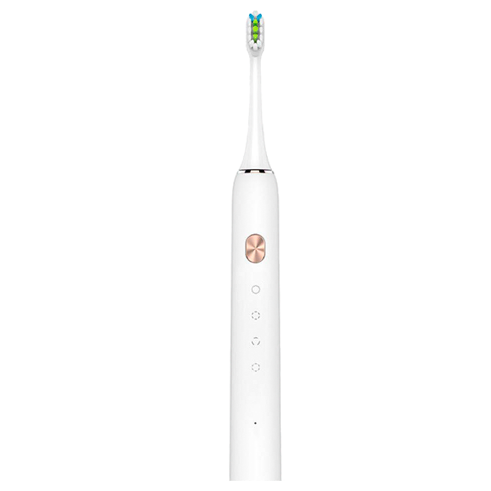 Электрическая зубная щетка Xiaomi Soocas Weeks X3U NEW2 (2 насадки +1 щеточка для лица) Белая - фото 8