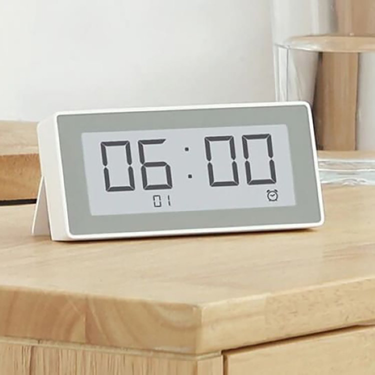 Метеостанция-часы Xiaomi MiaoMiaoce Smart Clock Temperature And Humidity Meter E-Inc Белая MHO-C303 - фото 4