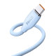 Кабель Baseus Jelly Liquid USB - Type-C 100W 1.2м Синий - Изображение 194393