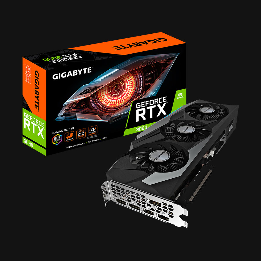 Видеокарта GIGABYTE GeForce RTX™ 3090 GAMING OC 24G GV-N3090GAMING OC-24GD
