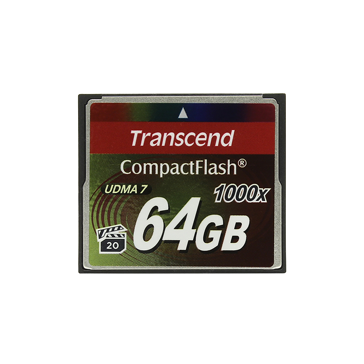 Карта памяти Transcend Ultimate 1000x CompactFlash 64Гб TS64GCF1000 transcend 133x compactflash 4 ts4gcf133