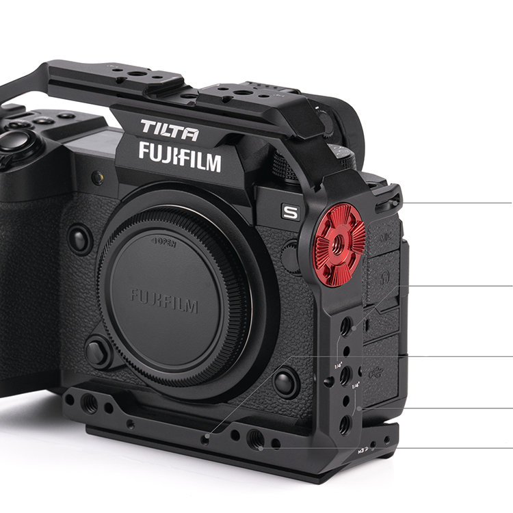 Клетка Tilta Basic Kit для Fujifilm X-H2S Чёрная TA-T36-A-B - фото 8