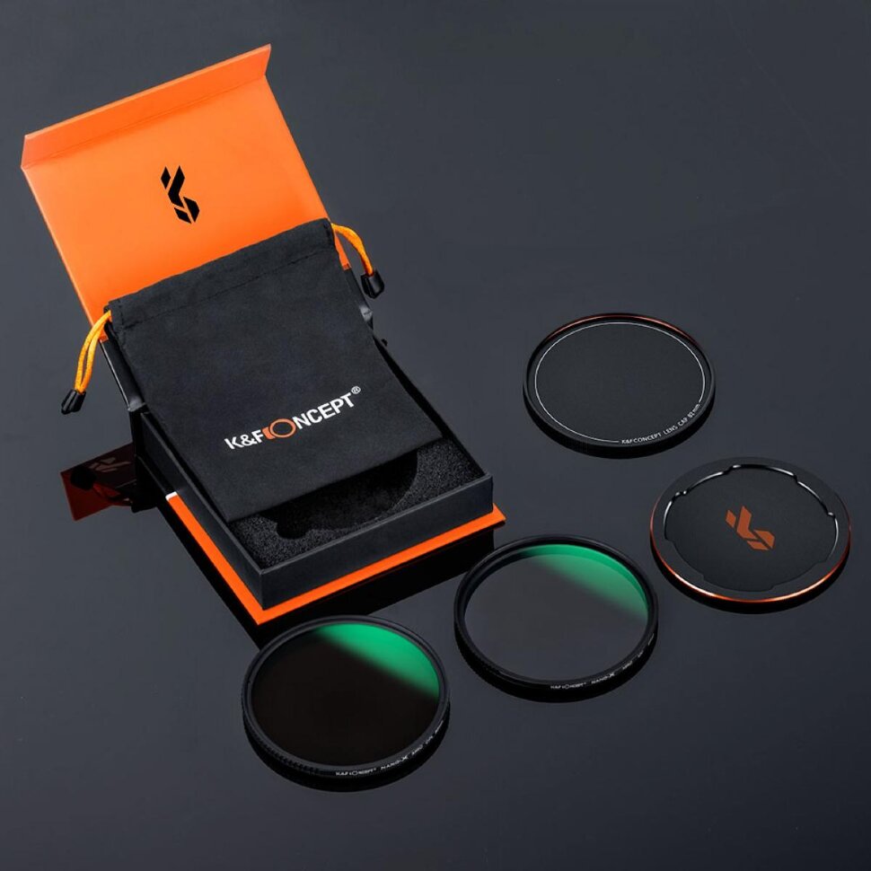 Комплект светофильтров K&F Concept Nano-X MCUV+CPL 72мм SKU.1664 - фото 7