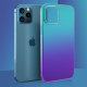 Чехол PQY Aurora для iPhone 12/12 Pro Синий-Фиолетовый - Изображение 166650