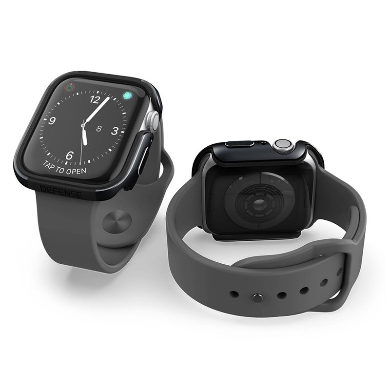 Чехол X-Doria Defense Edge для Apple Watch 40 мм Чёрный 479363 чехол x doria defense edge для apple watch 44 мм серый серебро 479448