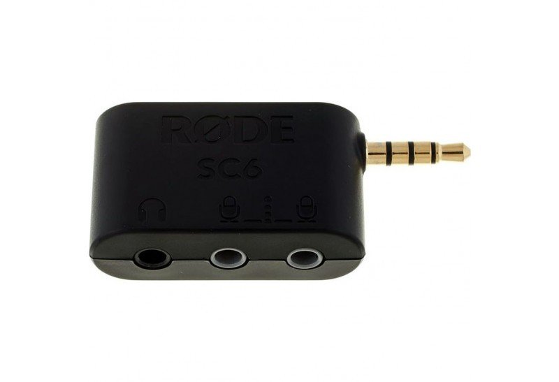 Аудиоадаптер RODE SC6 TRRS х2 - stereo TRRS G0626 - фото 1