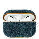 Чехол PQY Crystal Fabric для Apple Airpods Pro Синий - Изображение 124034