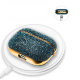 Чехол PQY Crystal Fabric для Apple Airpods Pro Синий - Изображение 124043