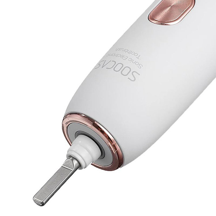 Электрическая зубная щетка Xiaomi Soocas Weeks X3U NEW2 (2 насадки +1 щеточка для лица) Розовая - фото 8
