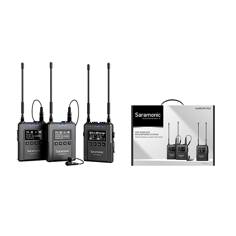 Радиосистема Saramonic UwMic9S Kit2 (RX+2TX) UwMic9Stxtxrx