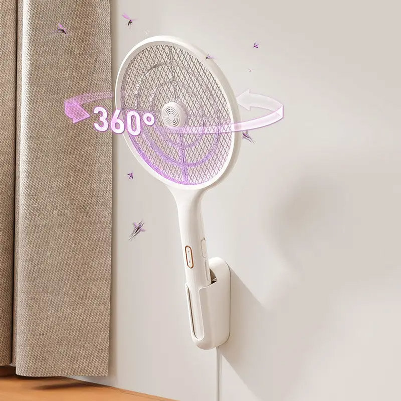 Электрическая мухобойка Qualitell E2 Electric Mosquito Swatter Белая - фото 2