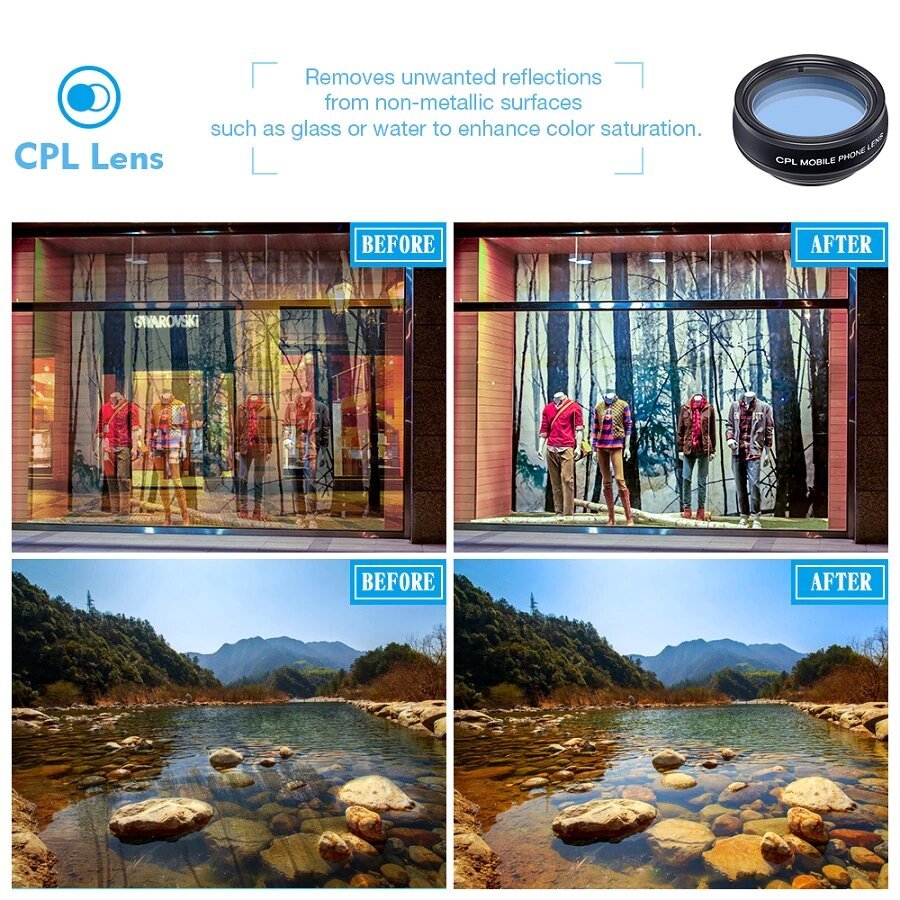 Комплект объективов Apexel 10-In-1 для смартфона APL-DG10 - фото 7