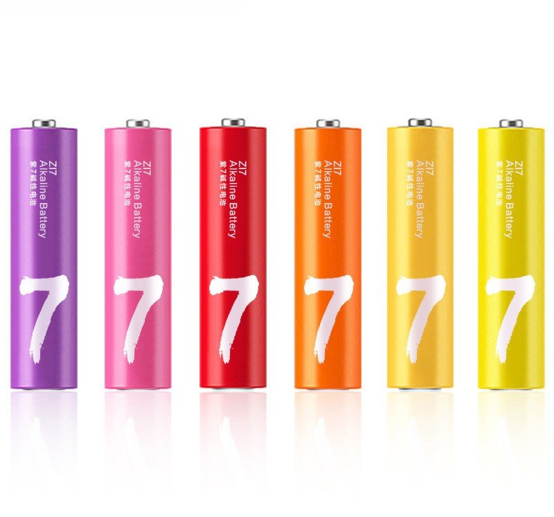 Батарейки ZMI Rainbow ZI7 AAA (40 шт) AA740 батарейки алкалиновые xiaomi zmi rainbow zi5 типа aa сolored 10 шт