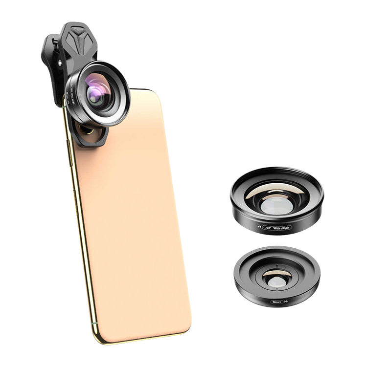Комплект объективов Apexel 2-in-1 для смартфона (120°+10x) APL-HB2IN1WM - фото 3
