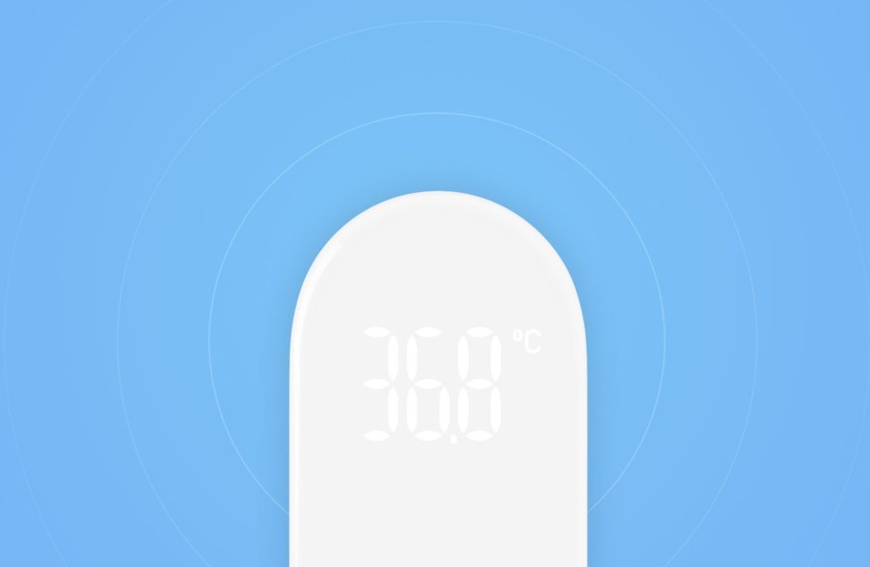 Термометр бесконтактный Xiaomi iHealth Meter Thermometer PT3 - фото 8