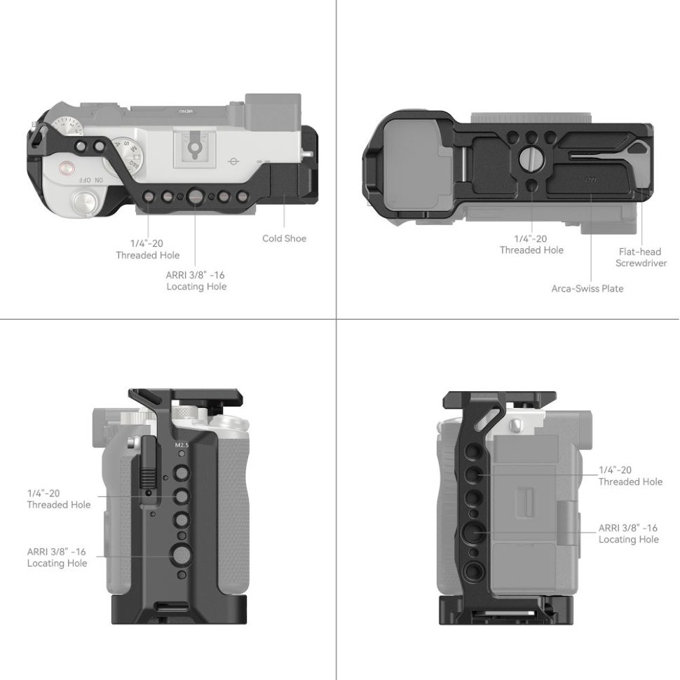 Клетка SmallRig 3081 для Sony A7C - фото 3