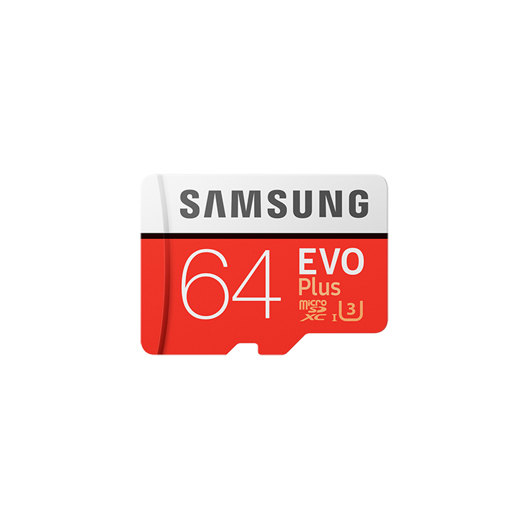 Карта памяти Samsung EVO Plus microSDXC 64Gb Class10 UHS-I U1 + SD Adapter MB-MC64НA/RU - фото 2