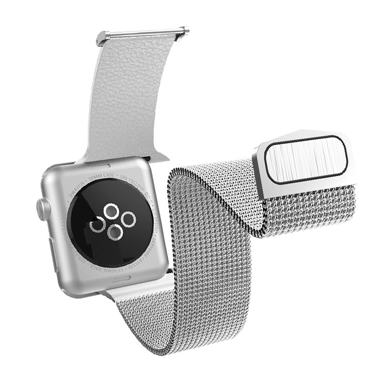 Ремешок X-Doria Hybrid Mesh для Apple Watch 38/40 мм Серебро 467513