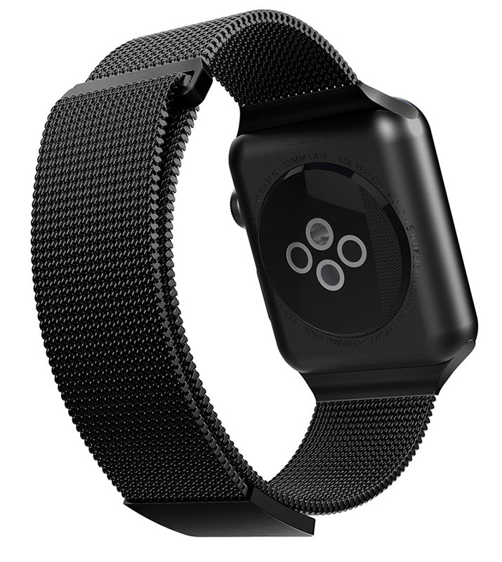 Ремешок X-Doria New Mesh для Apple Watch 38/40 мм Чёрный 479875 ремешок x doria action band для apple watch 38 40 41 мм черно желтый 467582