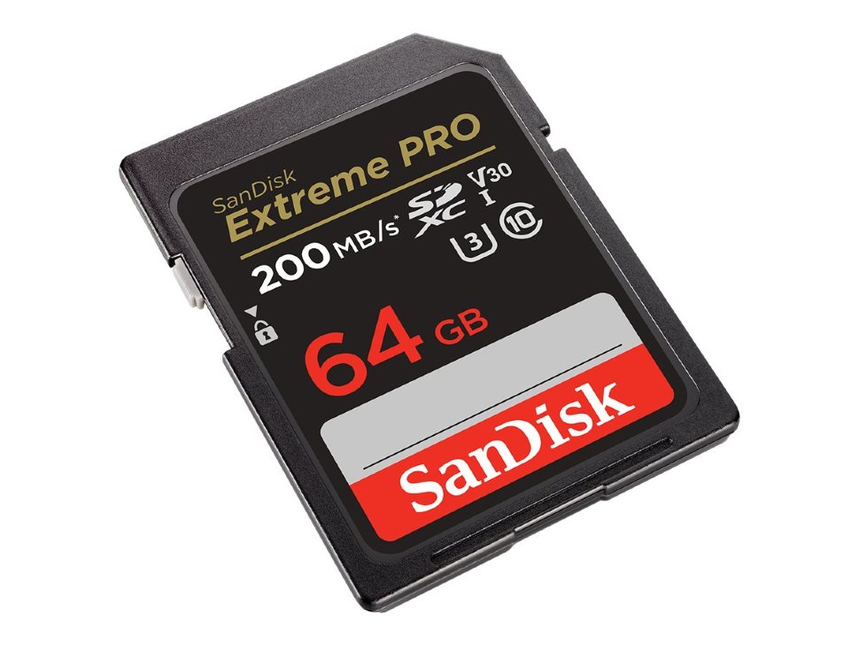 Карта памяти SanDisk Extreme PRO microSDXC 64Gb SDXC UHS-I Class 10 V30 SDSDXXU-064G-GN4IN