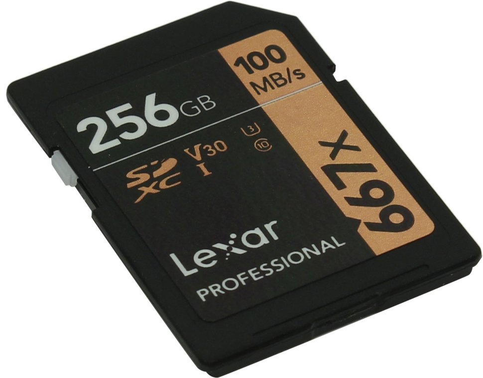 Карта памяти Lexar SDXC 256Gb V30 UHS-I U3 LSD256B667 - фото 2
