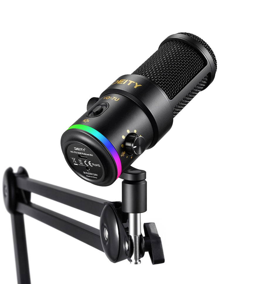 Микрофон Deity VO-7U Boom Arm Kit Чёрный DTA0196D21 микрофон петличный deity w lav pro чёрный dtc0137d40