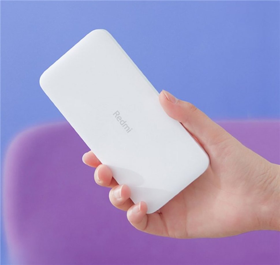 Внешний аккумулятор Xiaomi Redmi Powerbank 10000 мАч Белый Pb100LZM - фото 3