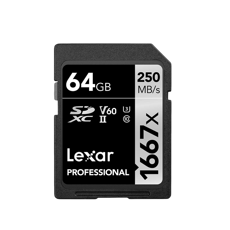 Карта памяти Lexar SDXC 64Gb V60 UHS-I U3 LSD64GCB1667 - фото 2