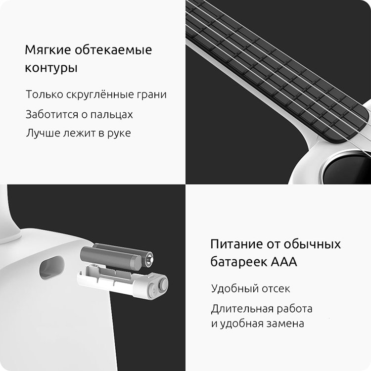 Умная гитара Kickgoods Xiaomi Populele 2 Белая - фото 6