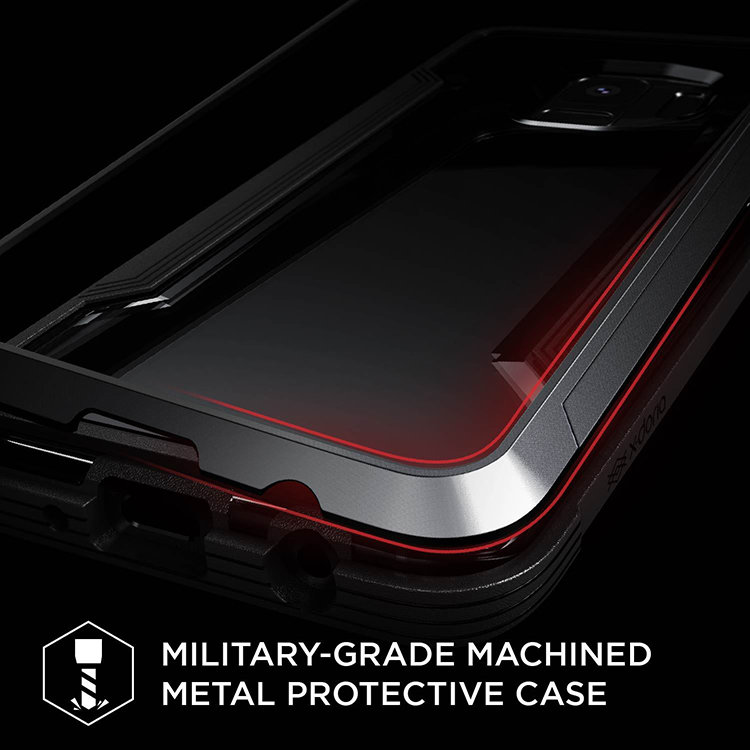Чехол X-Doria Defense Shield для Galaxy S9 Чёрно-красный 468220 - фото 7