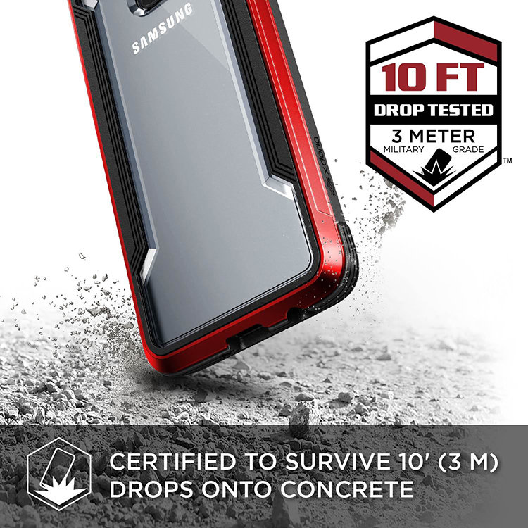 Чехол X-Doria Defense Shield для Galaxy S9 Чёрно-красный 468220 - фото 2