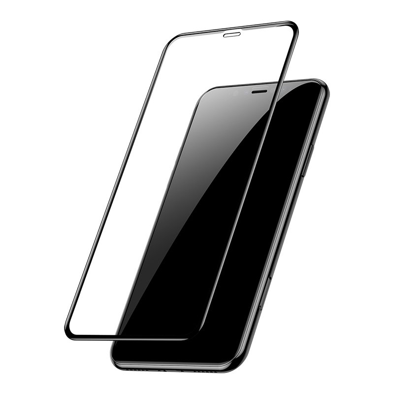 Стекло Baseus 0.23mm для iPhone XR Чёрное SGAPIPH61-PE01