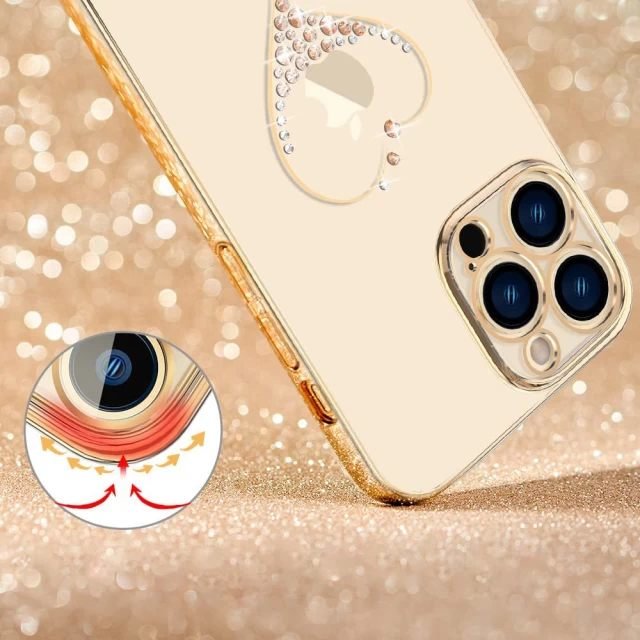 Чехол PQY Wish для iPhone 13 Pro Max Золото