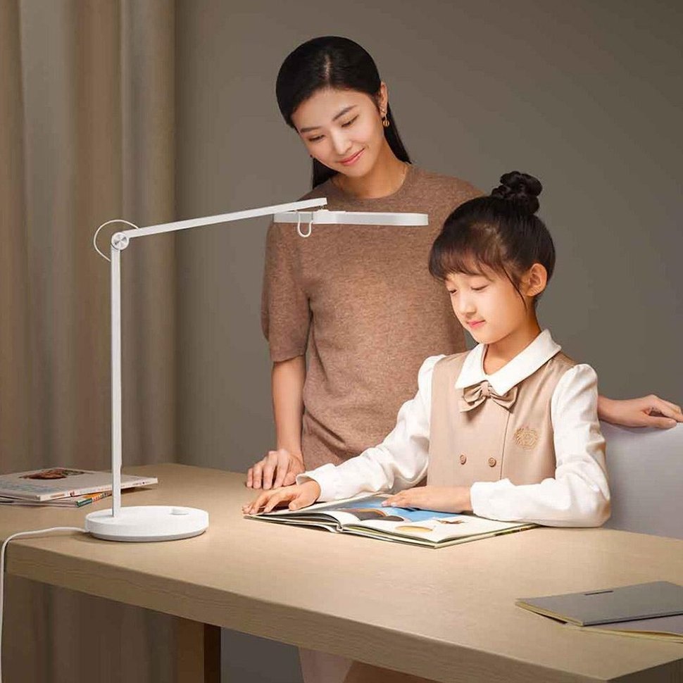 Настольная лампа светодиодная Xiaomi Mijia Table Lamp Pro Белая 9290029076 умная лампа ночник xiaomi mijia bedside lamp 2 mjctd02yl
