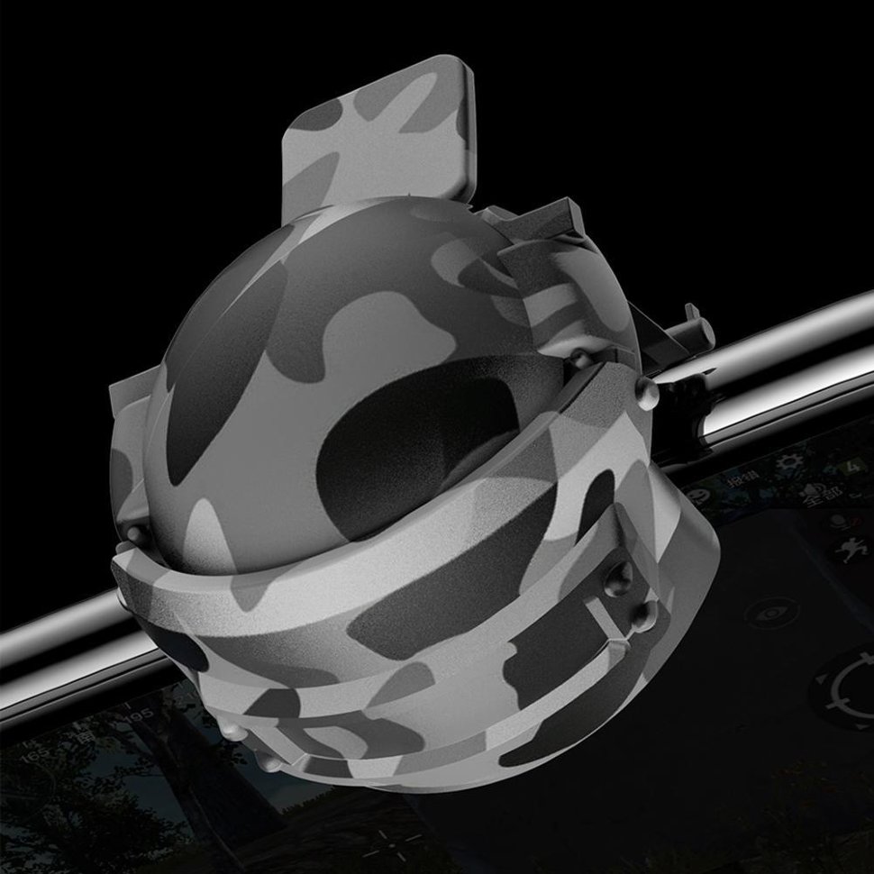 Контроллер Baseus Level 3 Helmet PUBG Gadget GA03 Белый камуфляж GMGA03-A02 - фото 6