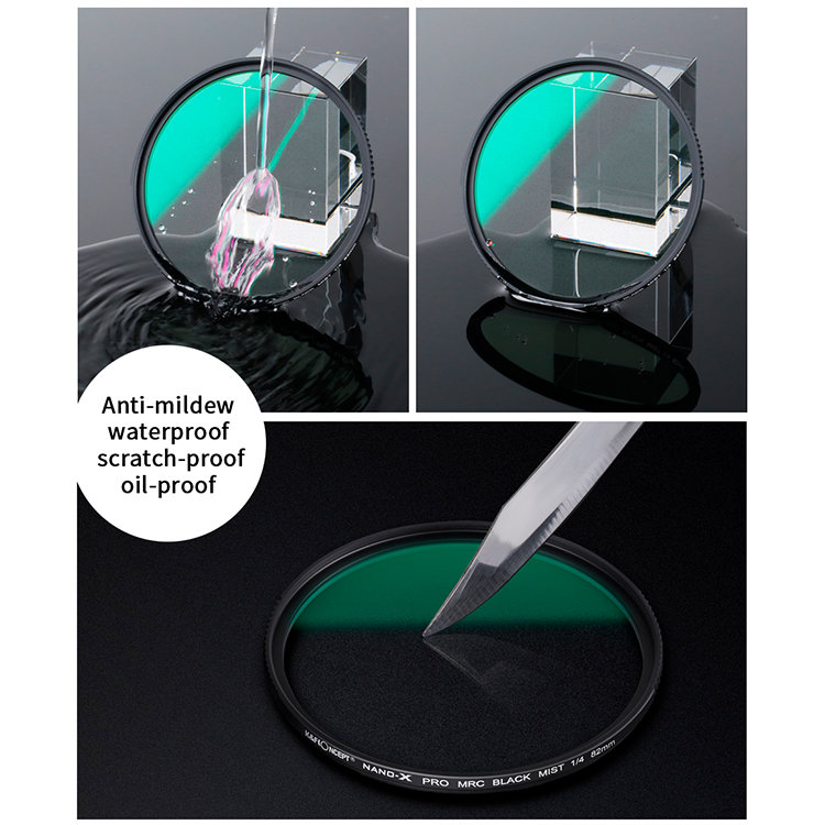Светофильтр K&F Concept Nano-X Black Mist Filter 1/4 52мм KF01.1517 - фото 6