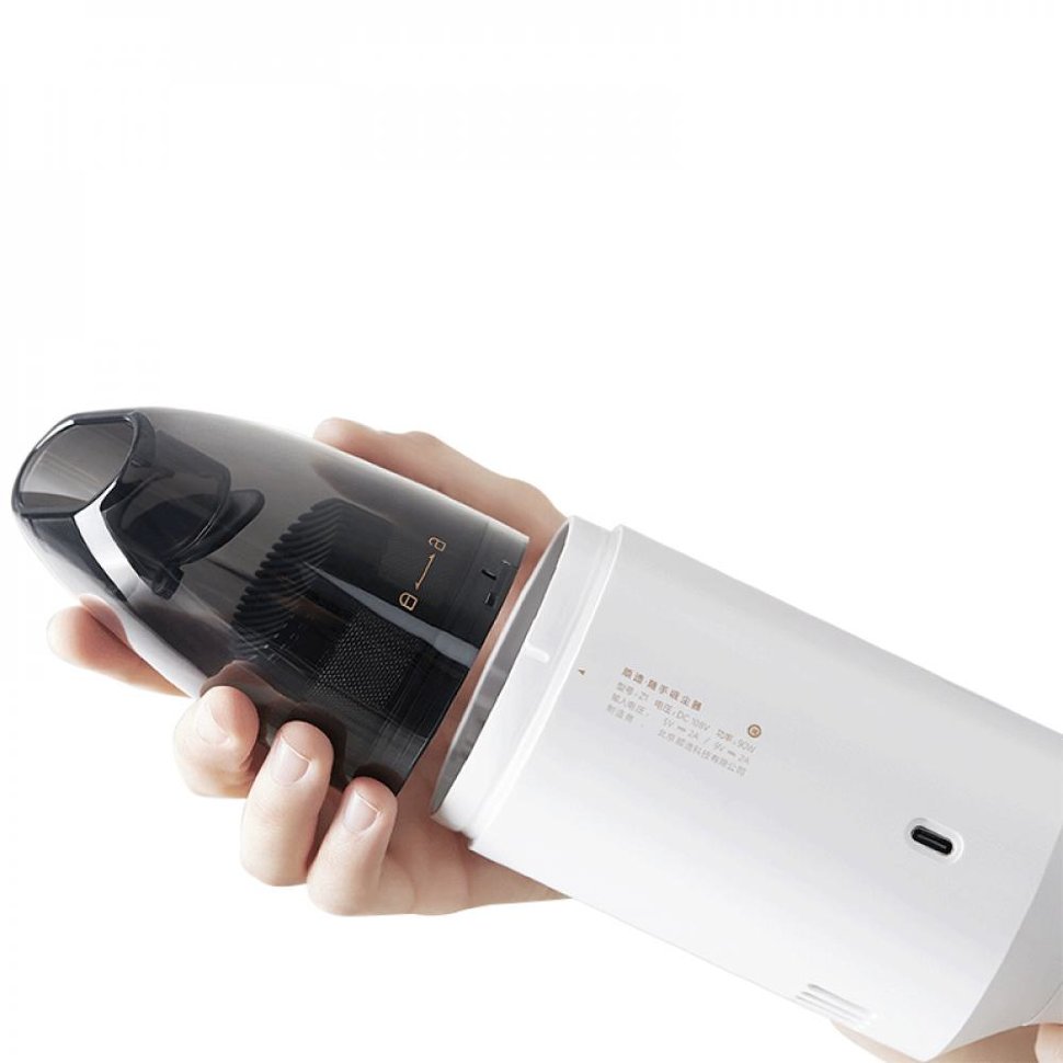 Портативный пылесос Xiaomi Shunzao Handheld Vacuum Cleaner  Z1 Pro Чёрный - фото 7