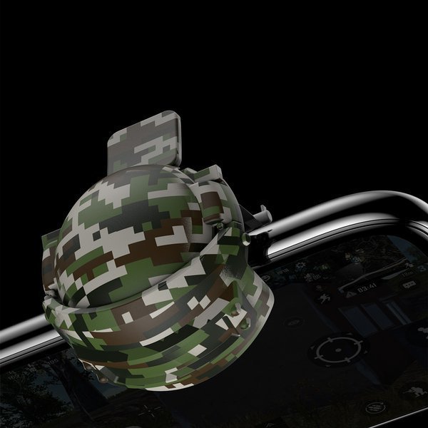 Контроллер Baseus Level 3 Helmet PUBG Gadget GA03 Серый камуфляж GMGA03-A0G - фото 3